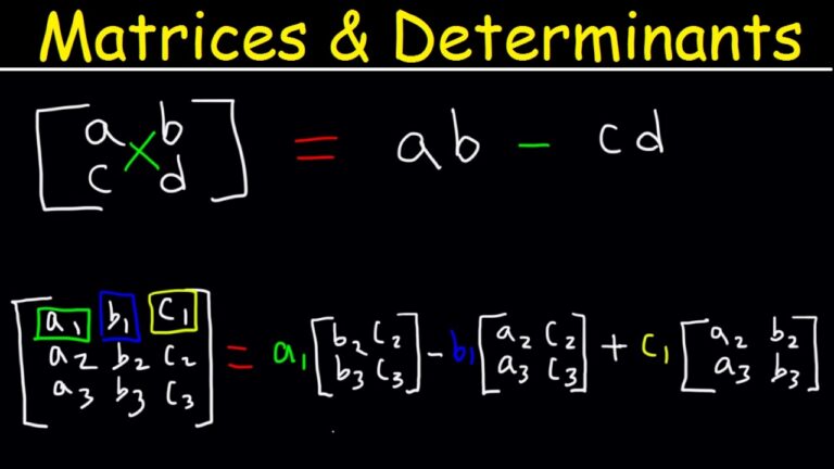 Matrices and Determinants